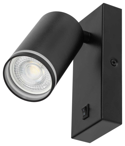 Настенный cветильник ЭРА WL19 BK GU10 MR16 IP20 Б0056360