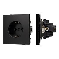 Механизм электрической розетки SCT-TENDO-MEU1-PL-BK (230V, 16A) Arlight 054079