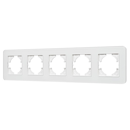 Рамка стеклянная FRM-OMALI-SFGS-5-WH Arlight 049720