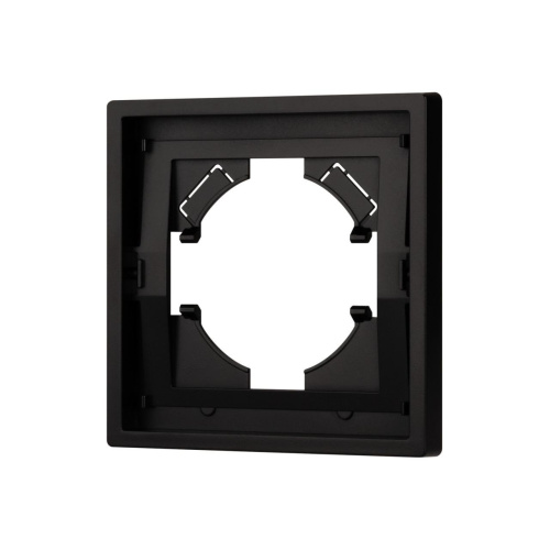 Рамка пластиковая FRM-TENDO-PL-1-BK Arlight 053836