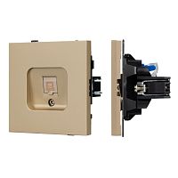 Механизм компьютерной розетки SCT-TENDO-MPC1-SFPL-GD (RJ-45, CAT6) Arlight 054592