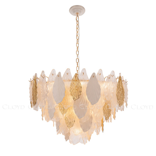 Люстра Cloyd SENEGAL-A C21 / Ø80 см - с золотыми листьями - золото (арт.10367) фото 2
