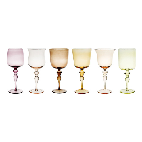 Набор бокалов Diseguale Amber/Pink set of 6