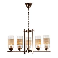 Подвесной светильник Escada 572/6 E27*60W D610 Antique Brass