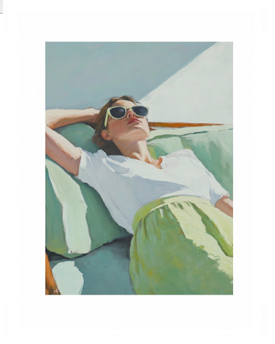 Интерьерная картина "Poolside Lounger" фото 4 Интерьерная картина "Poolside Lounger" фото 4