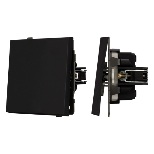 Механизм звонкового выключателя SWT-TENDO-MKR1-SFPL-BK (230V, 10A) Arlight 054587