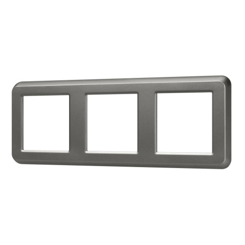 Рамка пластиковая FRM-VERSA-PL-3-GR Arlight 043785