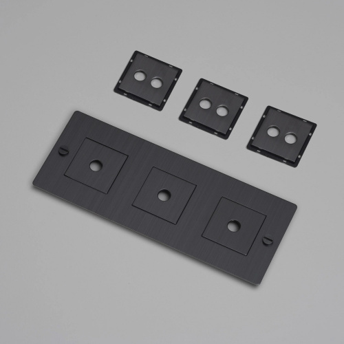 Рамка 3G Horizontal with infils smoked bronze