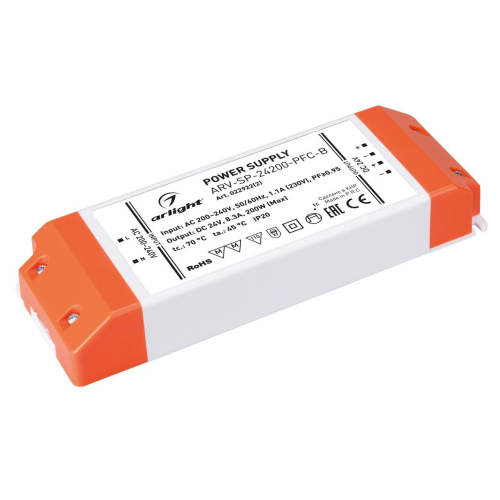 Блок питания Arlight ARV-SP-24200-PFC-B 022922(2)