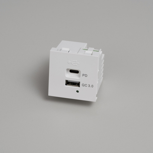 Модуль USB A+C white
