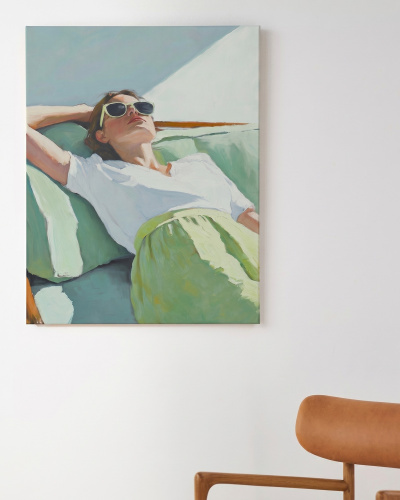 Интерьерная картина "Poolside Lounger" фото 3 Интерьерная картина "Poolside Lounger" фото 3