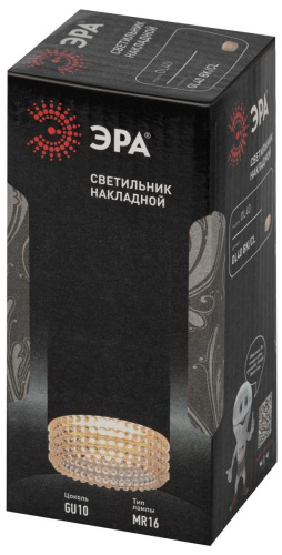 Накладной светильник ЭРА OL40 BK/CL Б0058479 фото 8