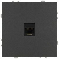 Розетка ЭРА Galaxy 15-3107-06 информационная RJ45 IP20 графит Б0070745