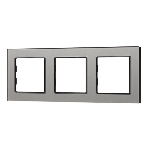 Рамка стеклянная FRM-GLARE-GS-3-GR Arlight 043801