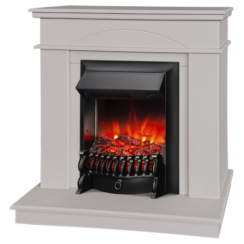 Электрокамин RealFlame Stella Theodor BG латте с очагом Fobos Lux Black