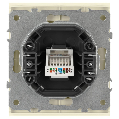 Розетка ЭРА Arktik 16-3107-02 информационная RJ45 слоновая кость Б0070475 фото 4