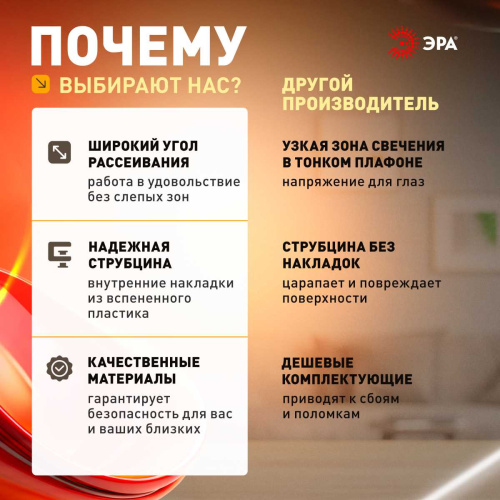 Настольная лампа ЭРА NLED-509-8W-BK Б0059842 фото 7