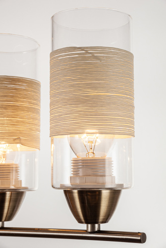 Подвесной светильник Escada 572/6 E27*60W D610 Antique Brass фото 7