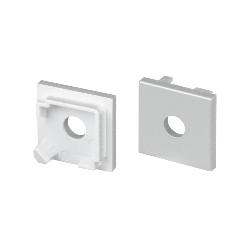 Заглушка SL-KANT-H16-S10 SQUARE с отверстием Arlight 053567