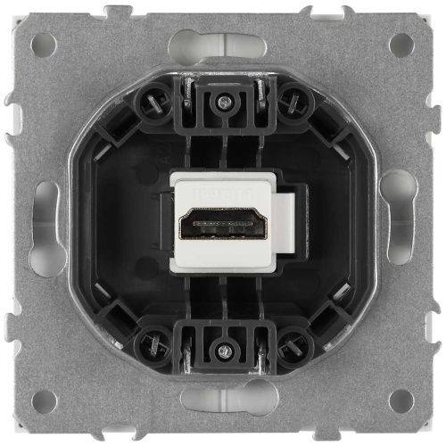 Розетка ЭРА Galaxy 15-3114-01 HDMI IP20 белый Б0070794 фото 3 Розетка ЭРА Galaxy 15-3114-01 HDMI IP20 белый Б0070794 фото 3