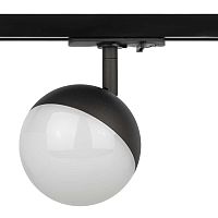 Трековый светильник однофазный ЭРА Round TR42-GX53 BK Б0054178