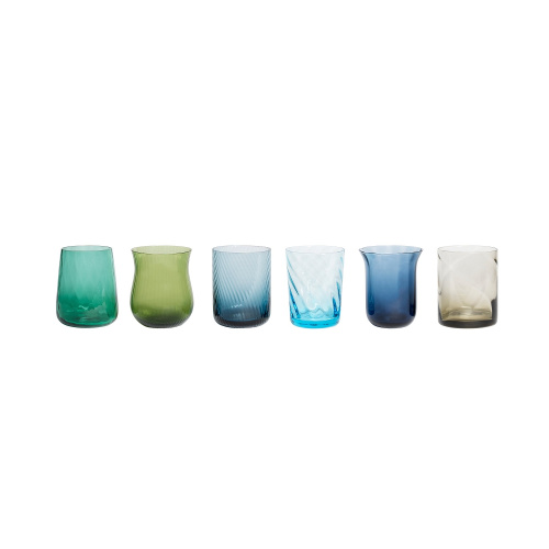 Набор Texture Nuance Blue/Green H.10.2 cm set of 6