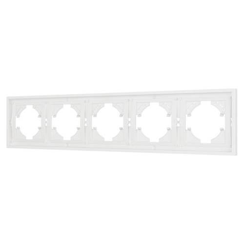 Рамка пластиковая FRM-TENDO-SFPL-5-WH Arlight 054660