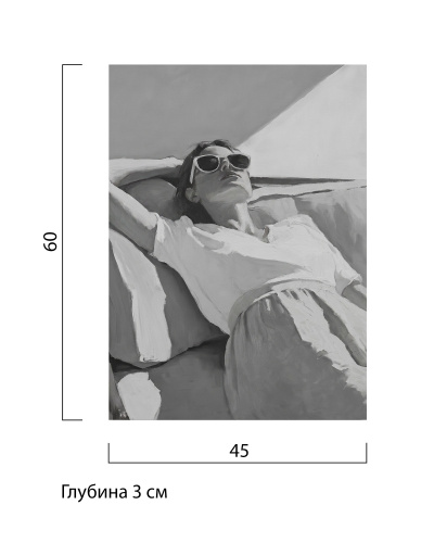 Интерьерная картина "Poolside Lounger" фото 5 Интерьерная картина "Poolside Lounger" фото 5