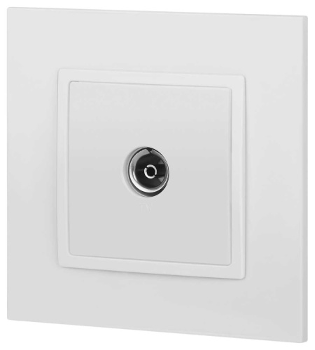 Розетка ЭРА Elegance 14-3101-01М TV одиночная, белый матовый Б0065813 фото 5 Розетка ЭРА Elegance 14-3101-01М TV одиночная, белый матовый Б0065813 фото 5