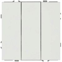 Выключатель ЭРА Galaxy 15-1107-08 тройной 10АХ-250В IP20 белый матовый Б0070728