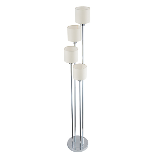 Напольный светильник Escada 1109/4 E14*40W Chrome/Beige фото 4