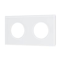 Рамка стеклянная FRM-GLARE-GC-2-WH Arlight 043835