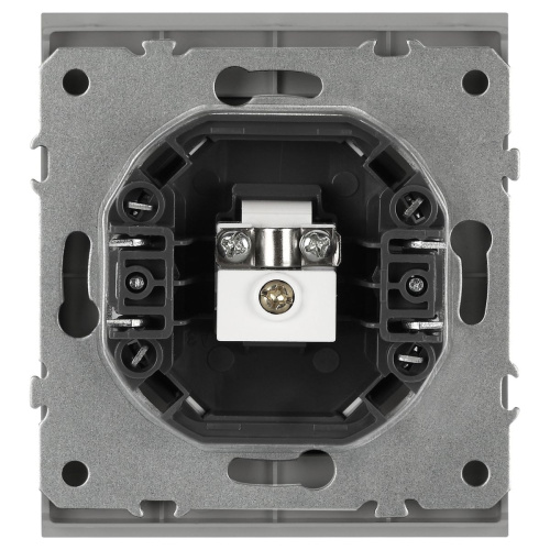 Розетка ЭРА Arktik 16-3101-03 TV одиночная алюминий Б0070466 фото 4