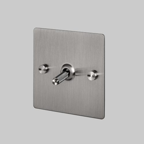 Выключатель 1G Toggle Steel