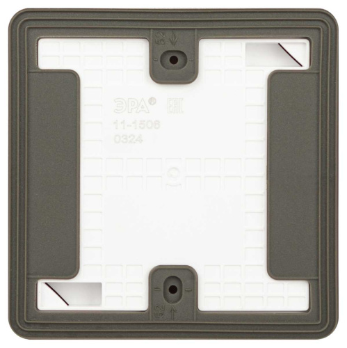 Переключатель ЭРА Эксперт 11-1506-01 двойной IP55 10АХ-250В ОУ белый Б0063295 фото 3