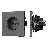 Механизм электрической розетки SCT-TENDO-MEU1-SFPL-GR (230V, 16A) Arlight 054640