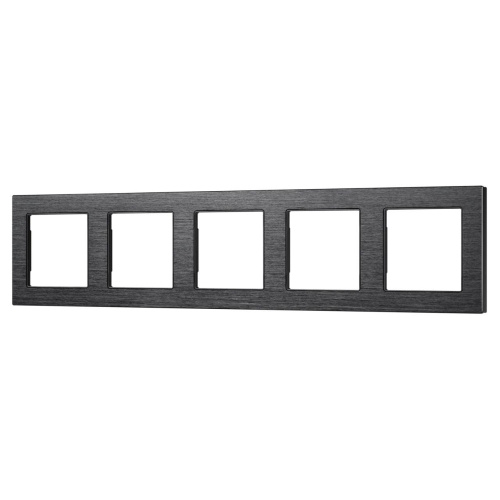 Рамка алюминиевая FRM-PRESTO-ALS-5-BK Arlight 043865