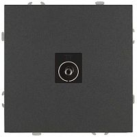 Розетка ЭРА Galaxy 15-3101-06 TV одиночная IP20 графит Б0070725