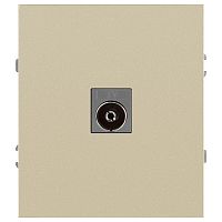 Розетка ЭРА Arktik 16-3101-04 TV одиночная шампань Б0070467