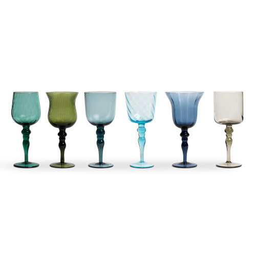 Набор бокалов Diseguale Blue/Green set of 6