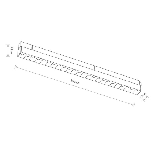 Трековый магнитный светильник Nowodvorski Focus Led Black 10150 фото 3