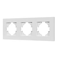 Рамка пластиковая FRM-PERIO-PL-3-WH Arlight 049754