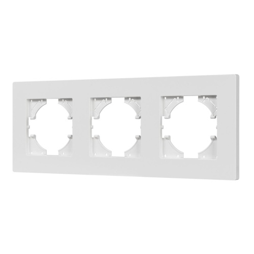 Рамка пластиковая FRM-PERIO-PL-3-WH Arlight 049754
