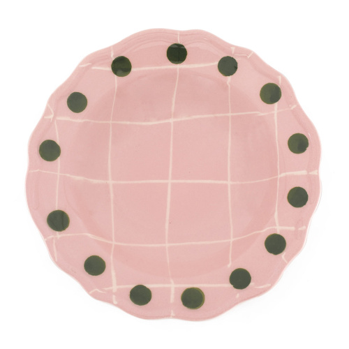 Глубокая тарелка Quadri Pink фото 2