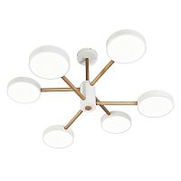 Потолочный светильник Escada 10236/6 LED*96W White/Wooden