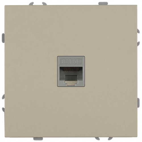 Розетка ЭРА Galaxy 15-3107-04 информационная RJ45 IP20 шампань Б0070741 Розетка ЭРА Galaxy 15-3107-04 информационная RJ45 IP20 шампань Б0070741