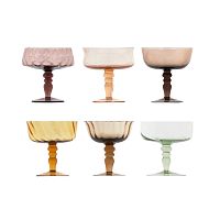 Набор бокалов Diseguale Amber/Pink set of 6