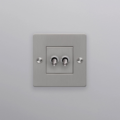 Выключатель 1G Double steel