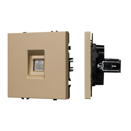Механизм компьютерной розетки SCT-NOBE-MPC1-SFPL-GD (RJ-45, CAT6) Arlight 054306