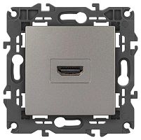 Розетка ЭРА Elegance 14-3114-16 HDMI титан Б0065778